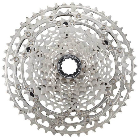 SHIMANO Deore CS-M5100 HG Silver Cassette 11-Speed-Pit Crew Cycles