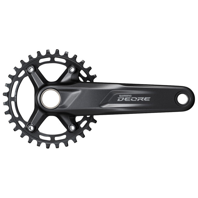 SHIMANO Deore FC-M5100-1 Black Crankset 1x10/11-Speed-Pit Crew Cycles