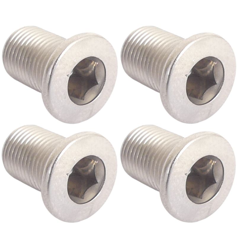 SHIMANO Deore FC-M5100-1 Crankset Gear Fixing Screw M8 x 11.5 / 1 Unit = 4 pcs. - Y0LA98030-Pit Crew Cycles