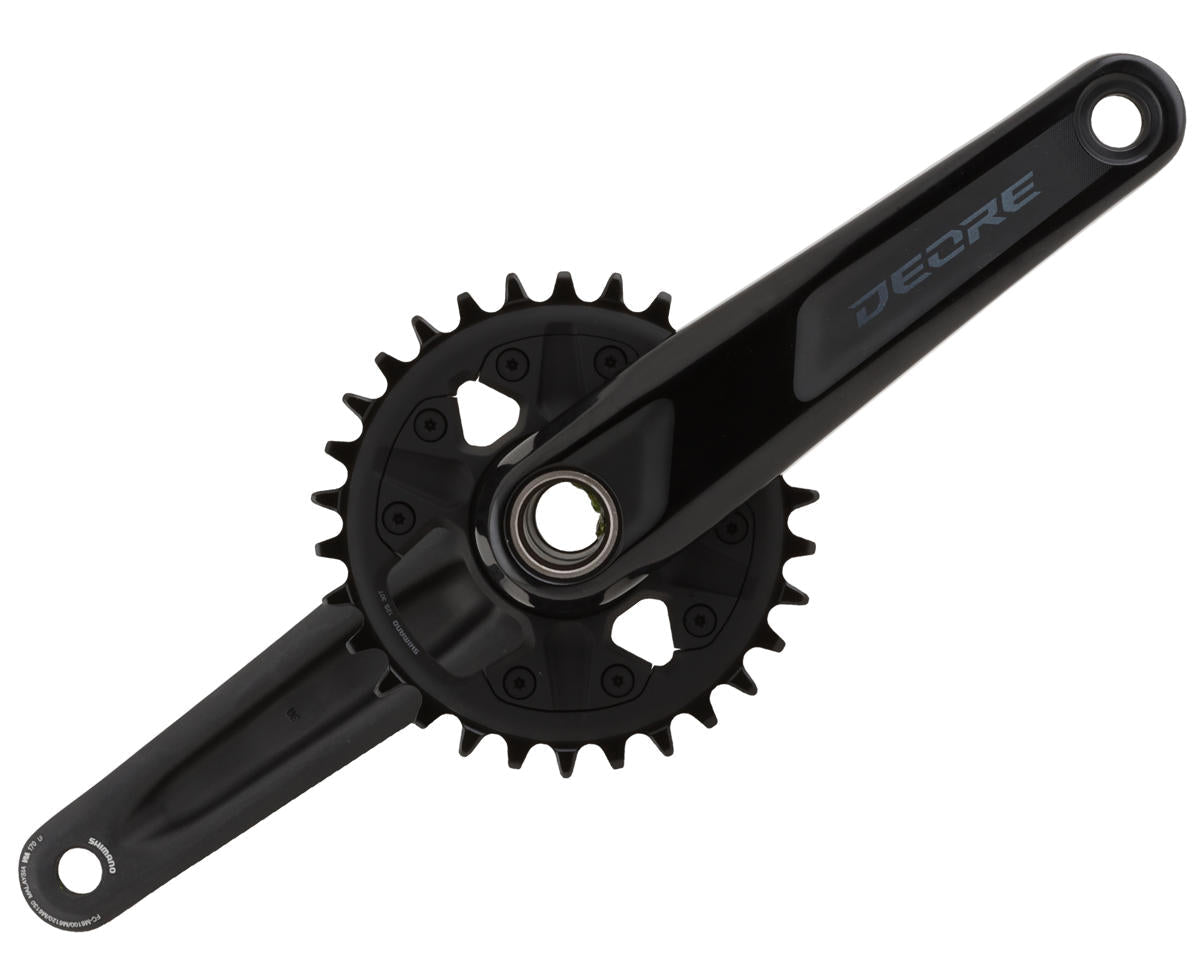 SHIMANO Deore FC-M6100-1 Black Crankset 1x12-Speed-Pit Crew Cycles