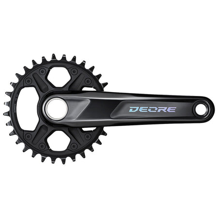SHIMANO Deore FC-M6130-1 Black Crankset 1x12-Speed-Pit Crew Cycles