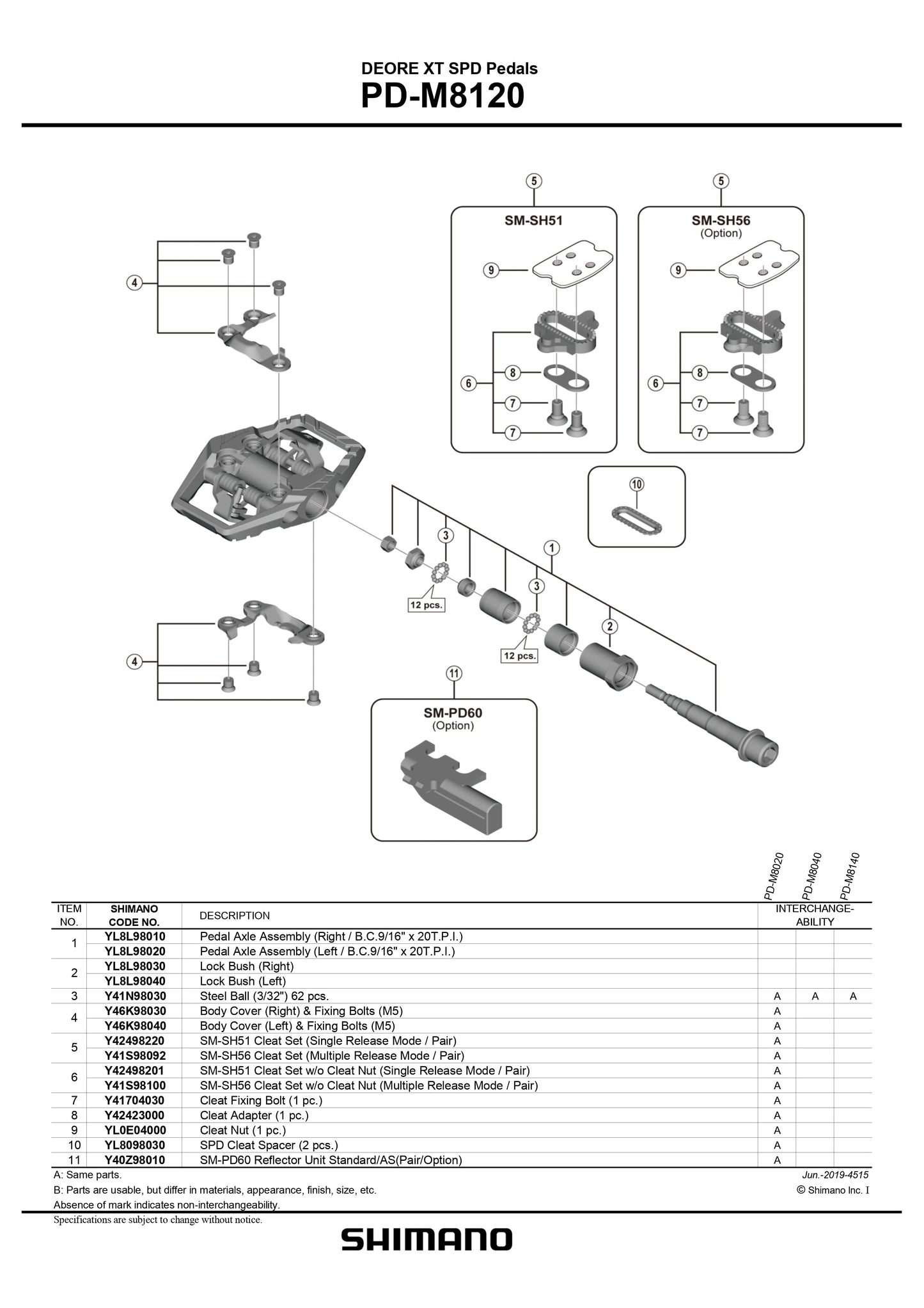 Shimano Pedales de clip XT PD-M8120 - bike-components