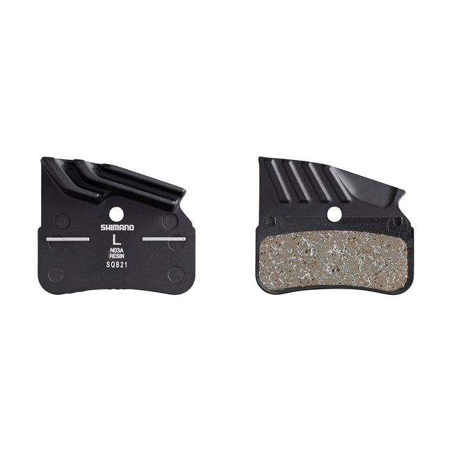 SHIMANO Disc Brake Resin Pads with Cooling Fins 1 Pair-Pit Crew Cycles