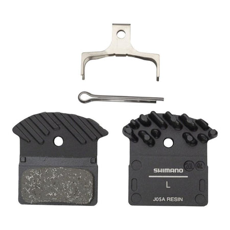 SHIMANO Disc Brake Resin Pads with Cooling Fins 1 Pair-Pit Crew Cycles