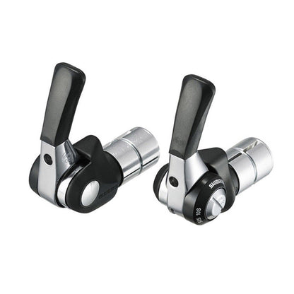 SHIMANO Dura-Ace SL-BS79 Black Bar End Shifters Pair 2/3x10-Speed-Pit Crew Cycles