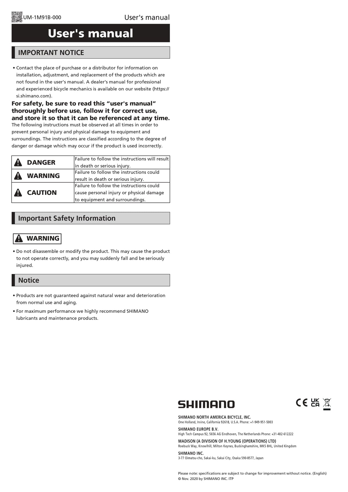 SHIMANO EW-JC302 Di2 2-Port E-Tube Junction for SD-300 Wires-Pit Crew Cycles