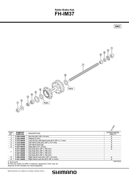 SHIMANO FH-IM35 Left Hand Dust Cap - Y31Z07000-Pit Crew Cycles