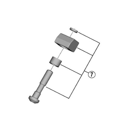 SHIMANO GRX BL-RX812 Sub Disc Brake Lever Clamp Bolt Unit - Y2EL98010-Pit Crew Cycles