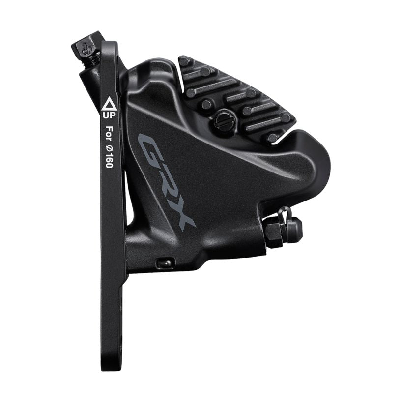 SHIMANO GRX BR-RX400 Hydraulic Disc Black Brake Caliper Flat Mount-Pit Crew Cycles