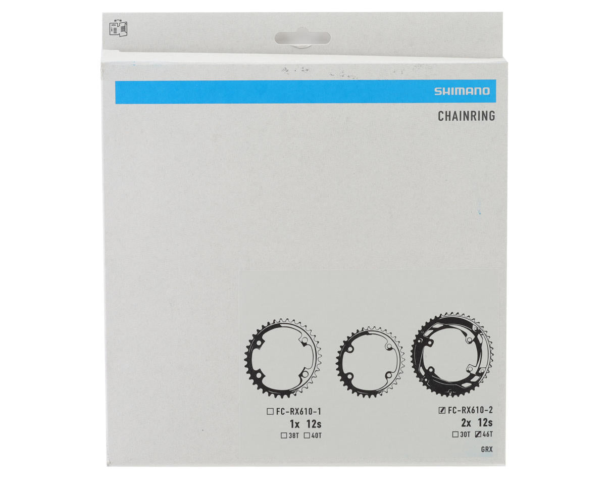 SHIMANO GRX FC-RX610 Crankset Chainring 46T-NS - Y0SS98010-Pit Crew Cycles