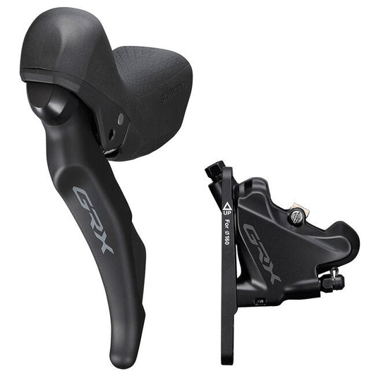 SHIMANO GRX ST-RX600 Hydraulic Disc Brake/Shift Lever Kit 2x11-Speed Flat Mount with Caliper-Pit Crew Cycles