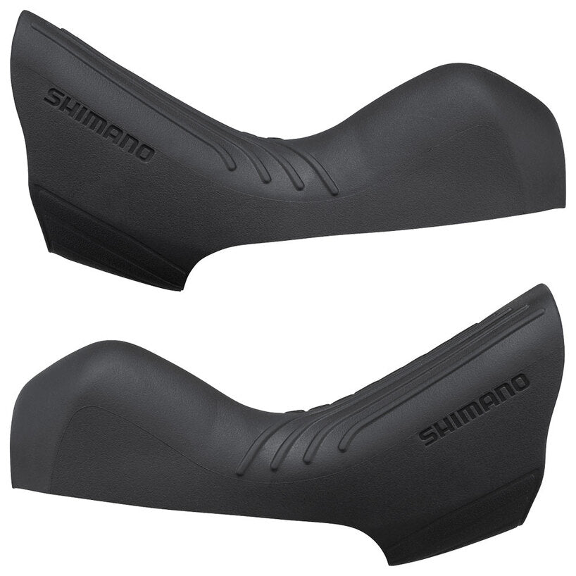 SHIMANO GRX ST-RX810-LA Covers Bracket Covers Lever Hoods Pair Black - Y0JK98010-Pit Crew Cycles