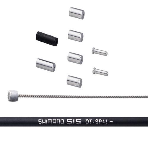 SHIMANO OT-SP41 Road Stainless Steel Shifter Cable and Housing Set Black - Y60098022-Pit Crew Cycles