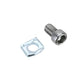 SHIMANO RSX BR-A416 Brake Caliper Cable Fixing Bolt and Plate 2-Piston - M6 x 9 - Y8BT98010-Pit Crew Cycles