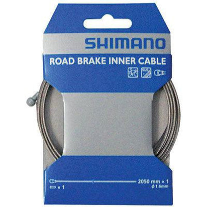 SHIMANO Road Brake Inner Cable Wire Stainless Steel 1.6 x 2050mm - Y80098330-Pit Crew Cycles