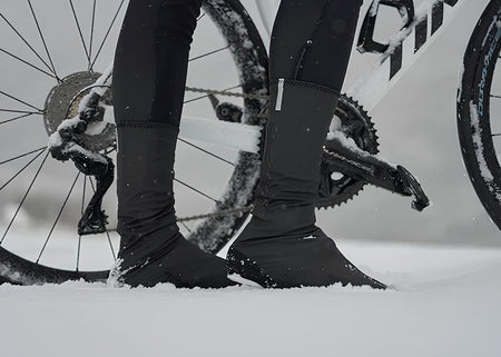 SHIMANO S-Phyre Tall Shoe Black Covers-Pit Crew Cycles
