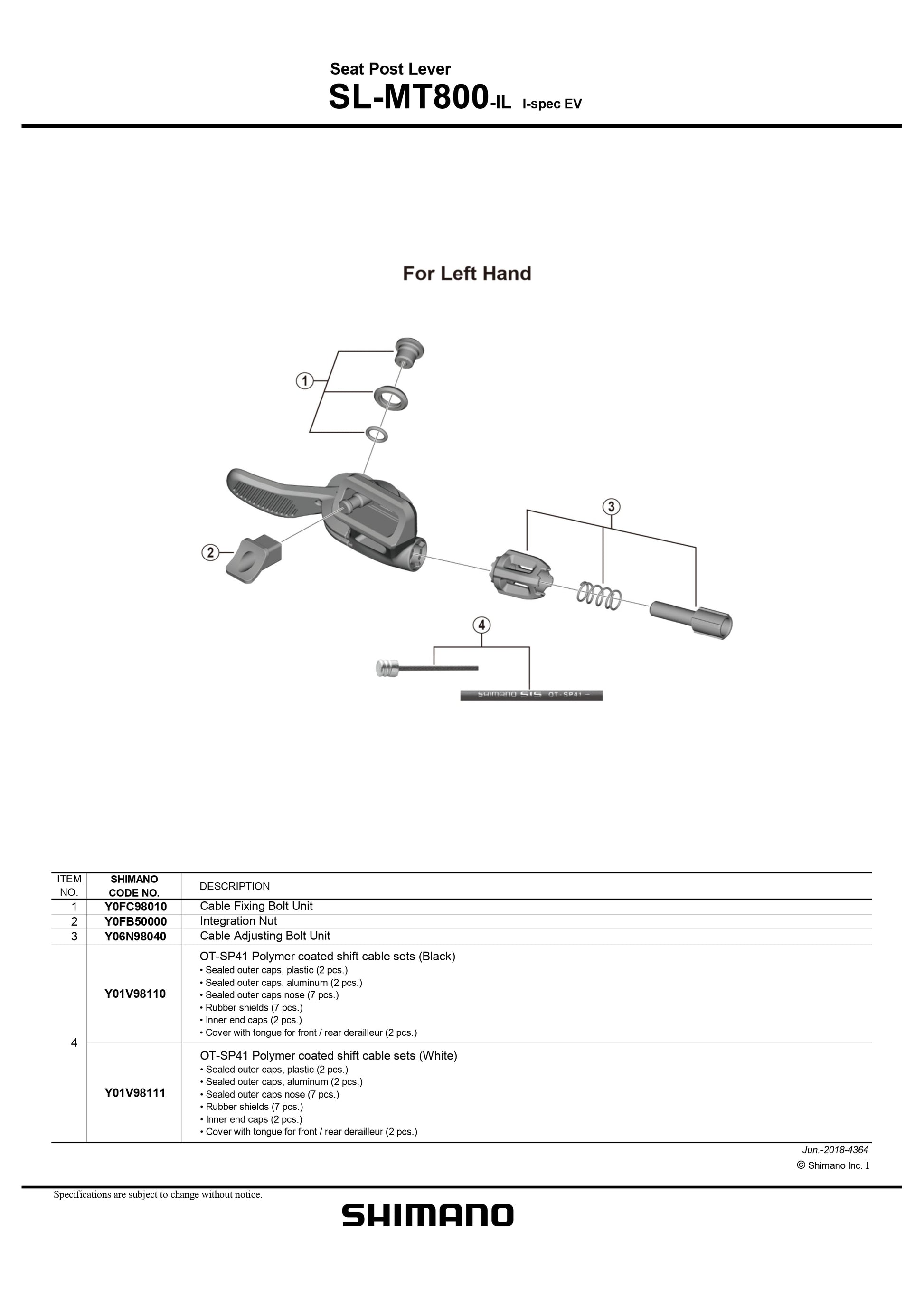 Shimano SL-MT800 Leva Cambio Telescopica - Per Manubrio MTB, Design Ergonomico - Foto 9