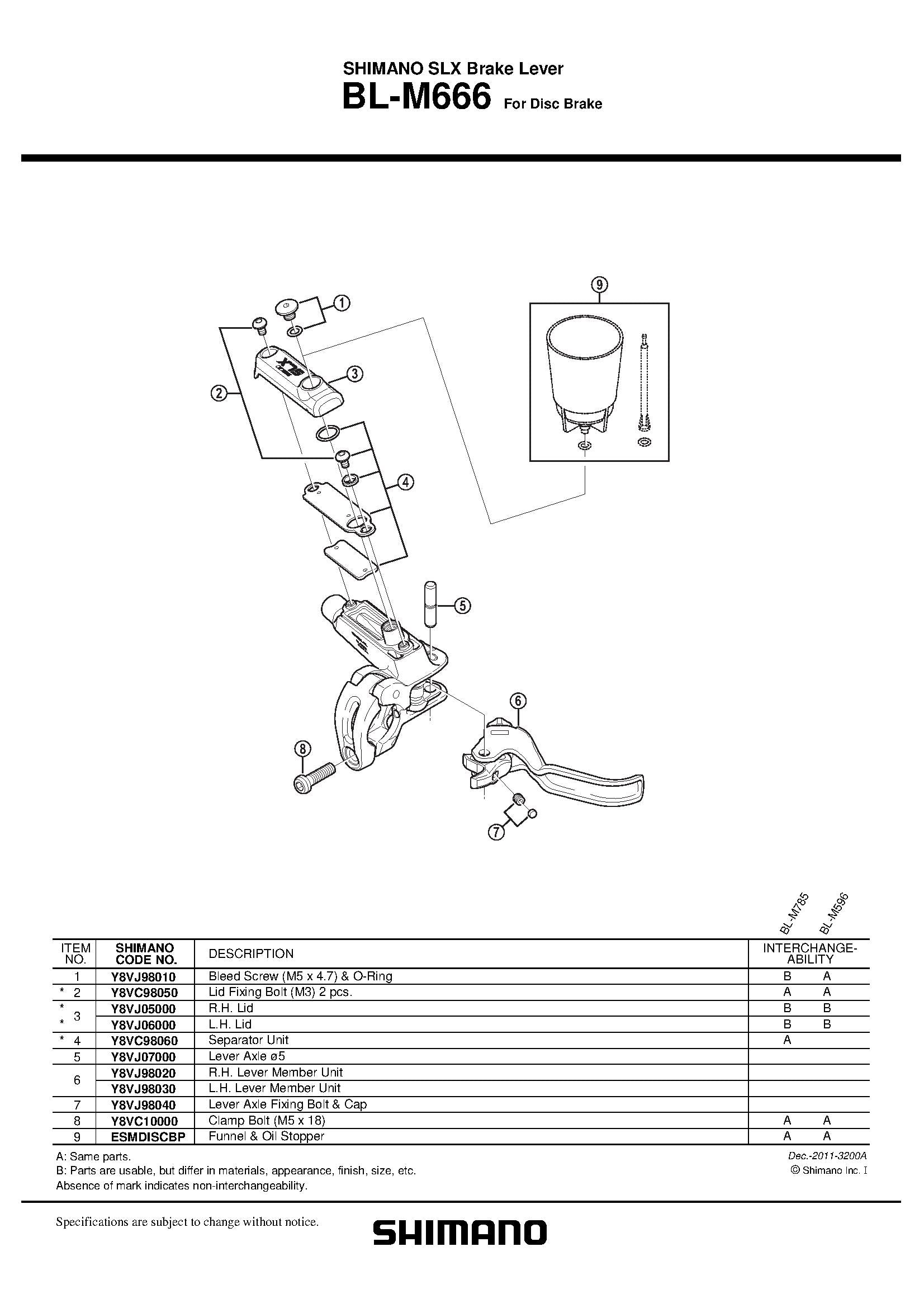 slx m665 brakes