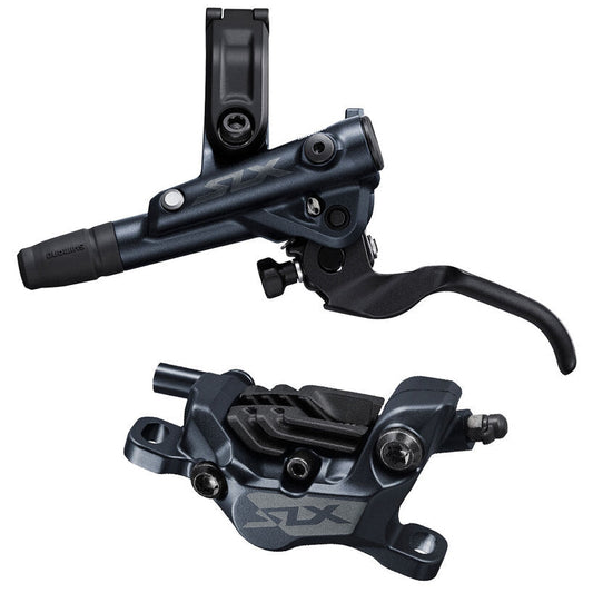 SHIMANO SLX BL-M7100/ BR-M7120 Hydraulic Disc Brake Levers Post Mount with Caliper-Pit Crew Cycles