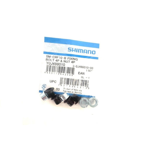 SHIMANO SM-CRE70-B Gear Fixing Bolt M8 x 8.5 and Nut 1 Unit 4pcs - Y0J498010-Pit Crew Cycles