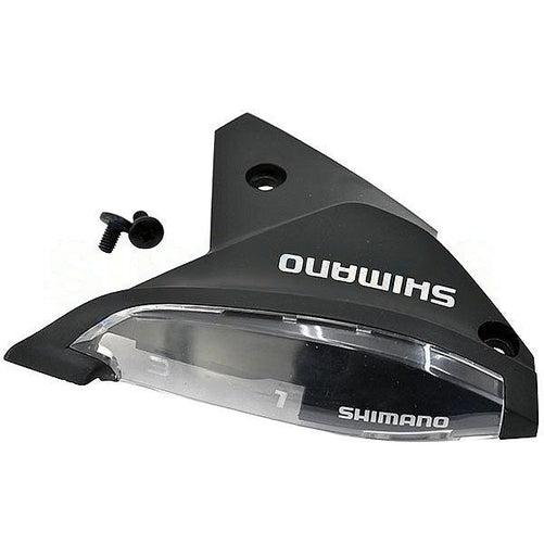SHIMANO ST-EF510-L2A EZ-Fire Plus Lever Left Hand Upper Cover and Fixing Screw M3 x 5mm Black - Y0B698010-Pit Crew Cycles