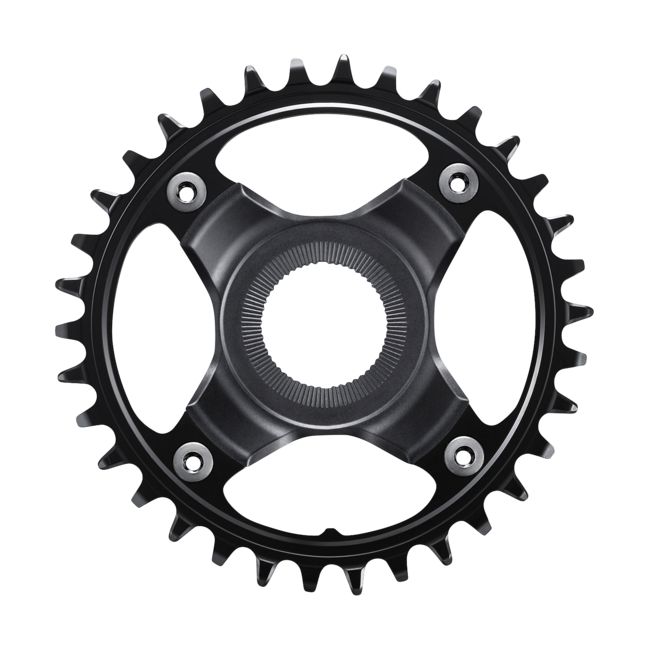 SHIMANO STEPS CR-EM800/ SM-CRE80 E-MTB Direct Mount Black Chainring 1x12-Speed-Pit Crew Cycles
