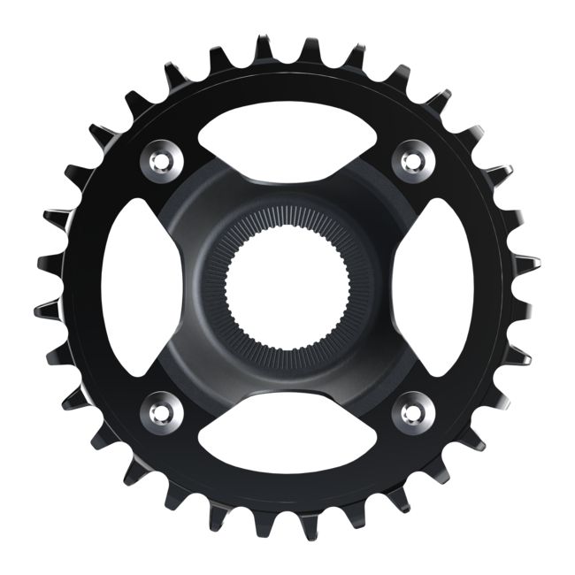 SHIMANO STEPS CR-EM800/ SM-CRE80 E-MTB Direct Mount Black Chainring 1x12-Speed-Pit Crew Cycles