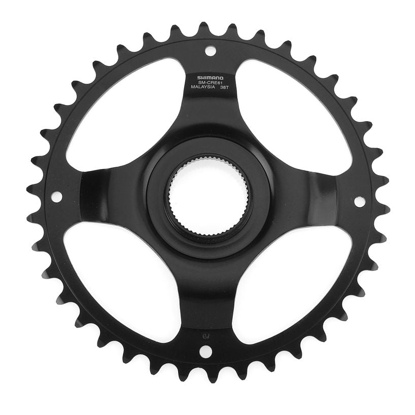 SHIMANO STEPS E6100 Series Crankset FC-E6100 SM-CRE61 Front Chainwheel Chainring-Pit Crew Cycles