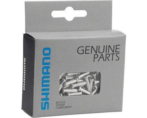 SHIMANO Shift Inner Cable End Tips Silver 1.2mm - Y62098035-Pit Crew Cycles