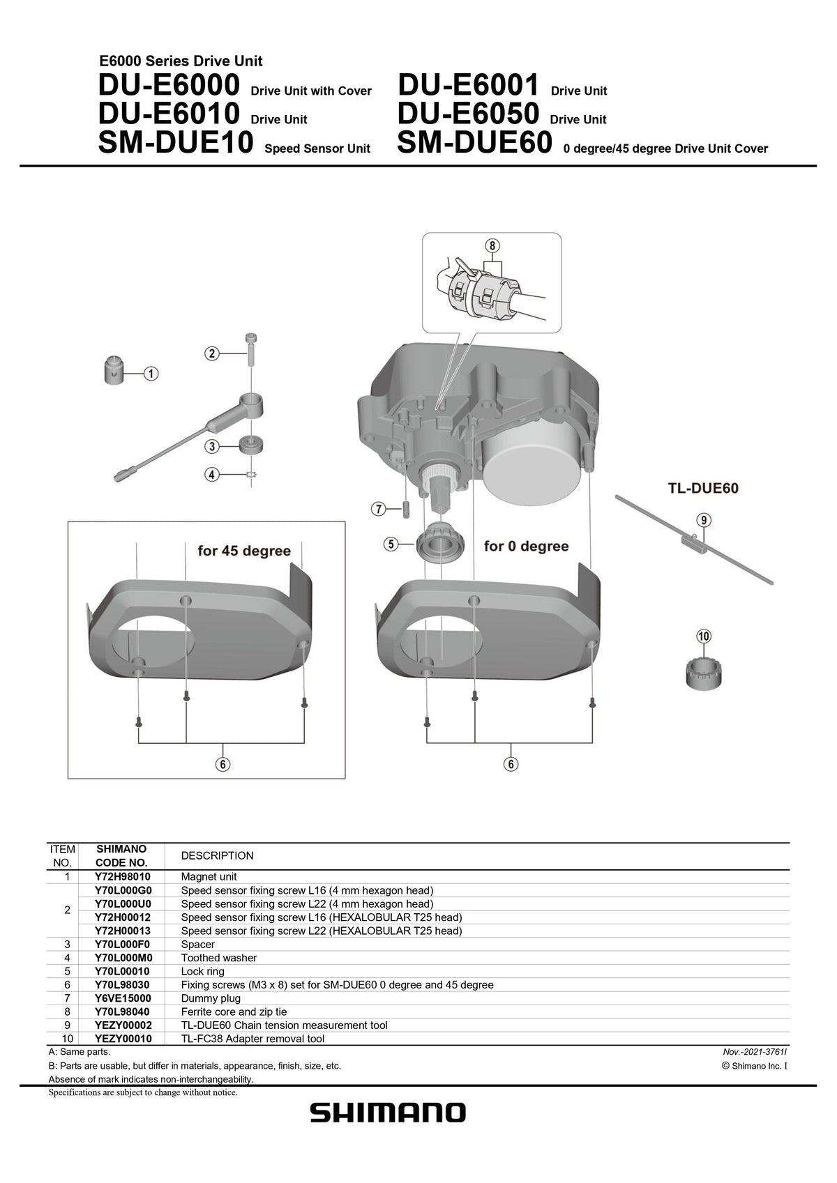 SHIMANO Steps DU-E6000 Toothed Washer - Y70L000M0-Pit Crew Cycles