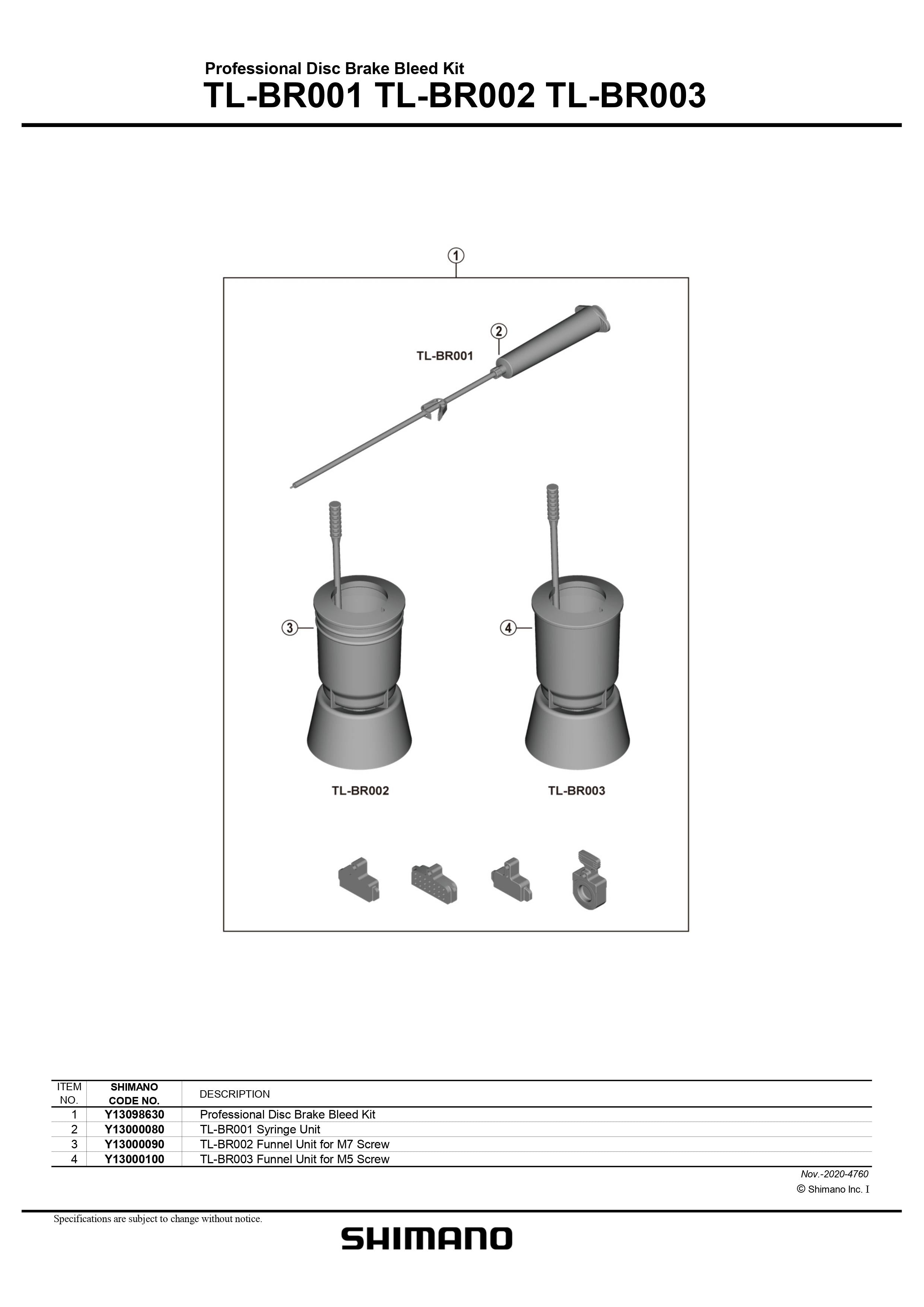 SHIMANO TL-BR001 Syringe Unit Tool - Y13000080-Pit Crew Cycles