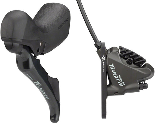 SHIMANO Tiagra ST-4720 Hydraulic Flat Mount Shift/Brake Lever 2x10-Speed with Caliper-Pit Crew Cycles