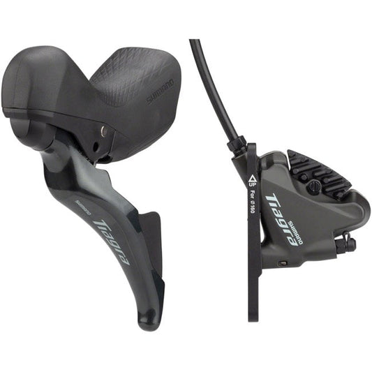 SHIMANO Tiagra ST-4725 Hydraulic Disc Shift/Brake Levers 2x10-Speed Flat Mount with Caliper-Pit Crew Cycles