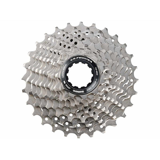 SHIMANO Ultegra CS-6800 HG Silver Cassette 11-Speed 11-23T-Pit Crew Cycles