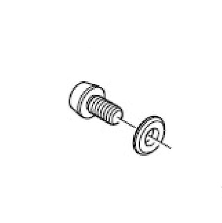 SHIMANO Ultegra FD-6500 Front Derailleur Cable Fixing Plate and Bolt M5x9 - Y58G98020-Pit Crew Cycles