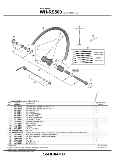 SHIMANO WH-M988 Replacement Hub Nut-Pit Crew Cycles