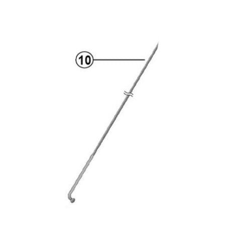 SHIMANO WH-RS710-C46-TL-F Left hand spoke 267.5mm - Y0S79801T-Pit Crew Cycles