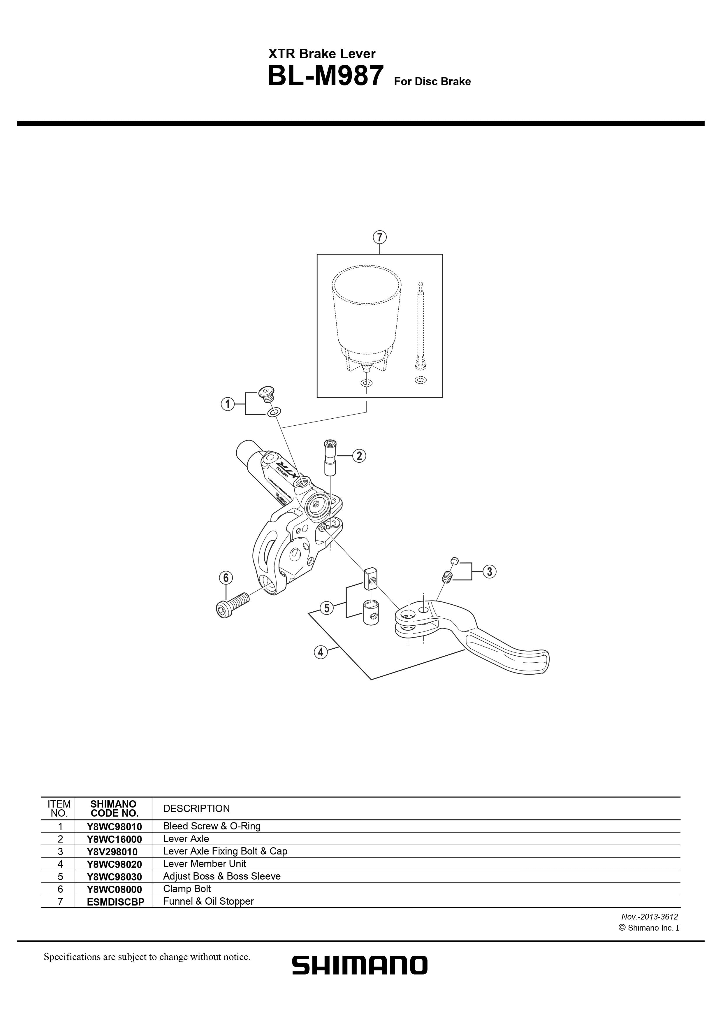 Shimano store xtr m987