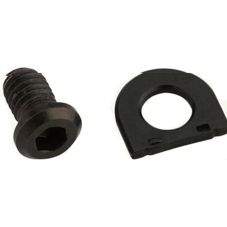 SHIMANO XTR RD-M9000 (GS/SGS) Rear Derailleur 11-Speed Cable Fixing Screw (M6 x 9.2) and Plate - Y5PV98080-Pit Crew Cycles