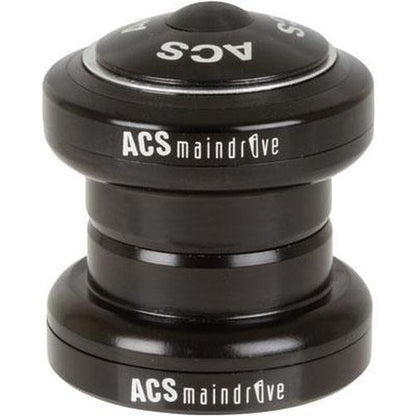 ACS Maindrive External 63827-1000 Aluminum Headset Black 1''-Pit Crew Cycles