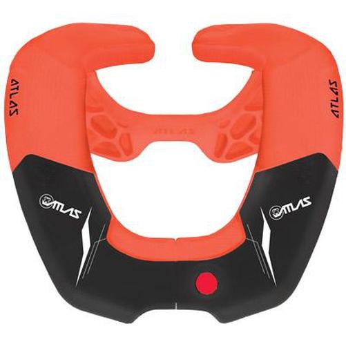 ATLAS Broll Neck Brace Kid'S Protector. Pumpkin-Pit Crew Cycles