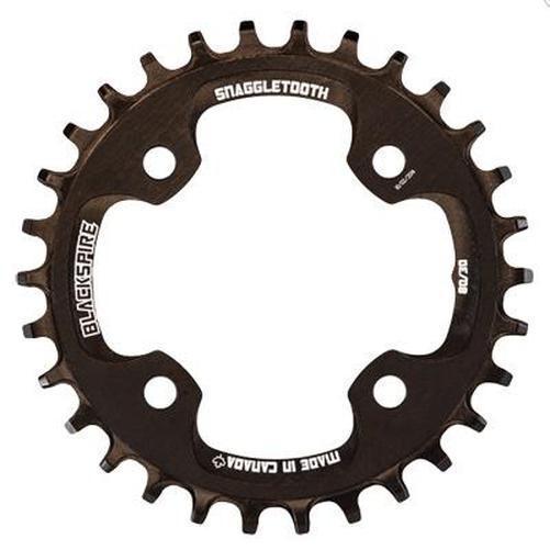 BLACKSPIRE Snaggletooth Narrow Wide Chainrings For Sram 80Mm Cranks Black 30T - 30T-Pit Crew Cycles