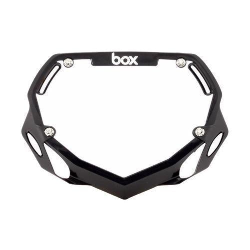 BOX Components Phase 1 Bmx Number Plate Small Black-Pit Crew Cycles
