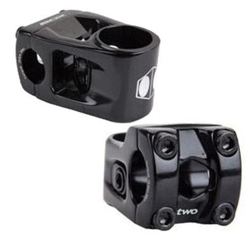 BOX Two Center Clamp Threadless Stem 1-1/8'' Black 22.2 mm x 48 mm-Pit Crew Cycles