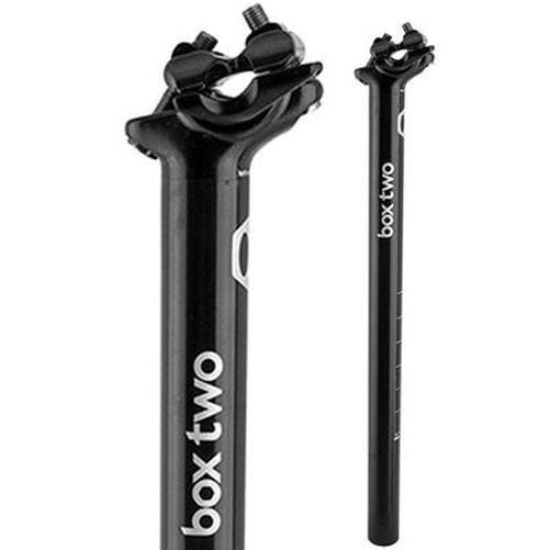 BOX Two Seatpost 26.8mm x 400 mm Black 20mm Offset-Pit Crew Cycles