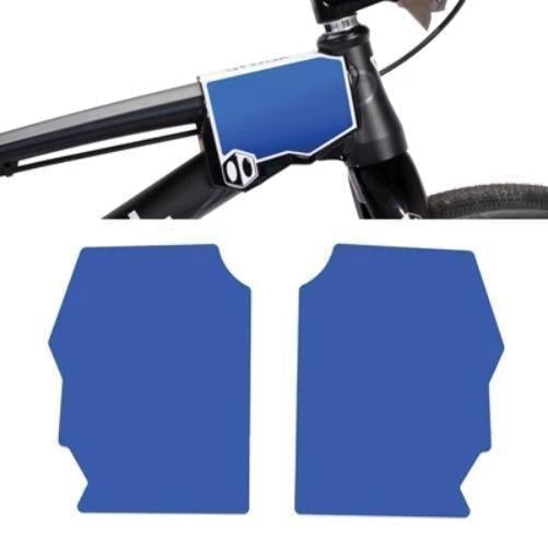 BOX Two Side Number Plate Palette Blue Decal Only-Pit Crew Cycles