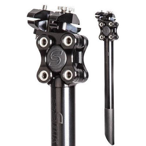 CANE CREEK Eesilk Alloy Suspension Seatpost Black 31.6 mm x 375mm x 20 mm-Pit Crew Cycles