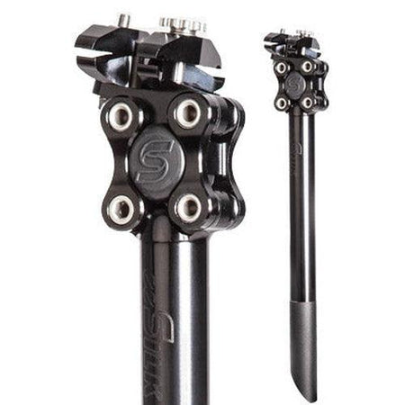 CANE CREEK Eesilk Alloy Suspension Seatpost Black 31.6 mm x 375mm x 20 mm-Pit Crew Cycles