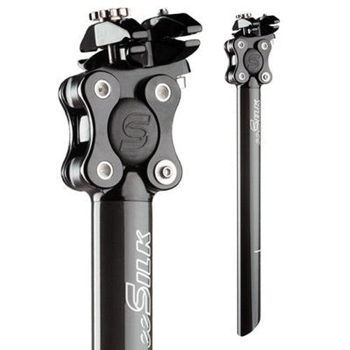 CANE CREEK Eesilk Carbon Suspension Seatpost Black 27.2 mm x 350mm x 20 mm-Pit Crew Cycles