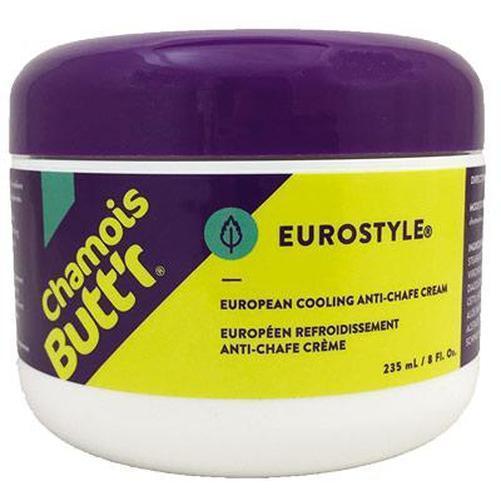 CHAMOIS Butt'R Chamois Butt'R Eurostyle Cream 8 Fl Oz Jar-Pit Crew Cycles